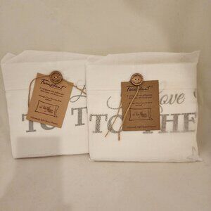 Face Plant Dreams pillow cases, 100% cotton, LOVE YOU TO THE MOON